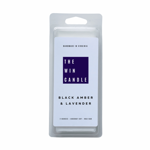 BLACK AMBER & LAVENDER WAX BAR